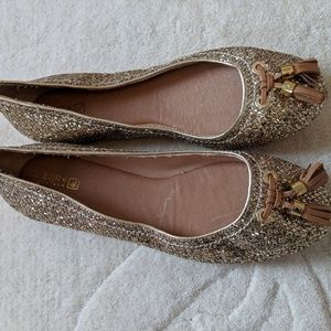 Sperry gold flats